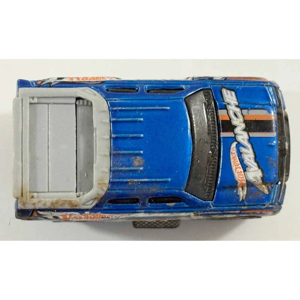 Hot Wheels Chevy Avalanche Kids Toy Car Blue Fatbax Series 2003